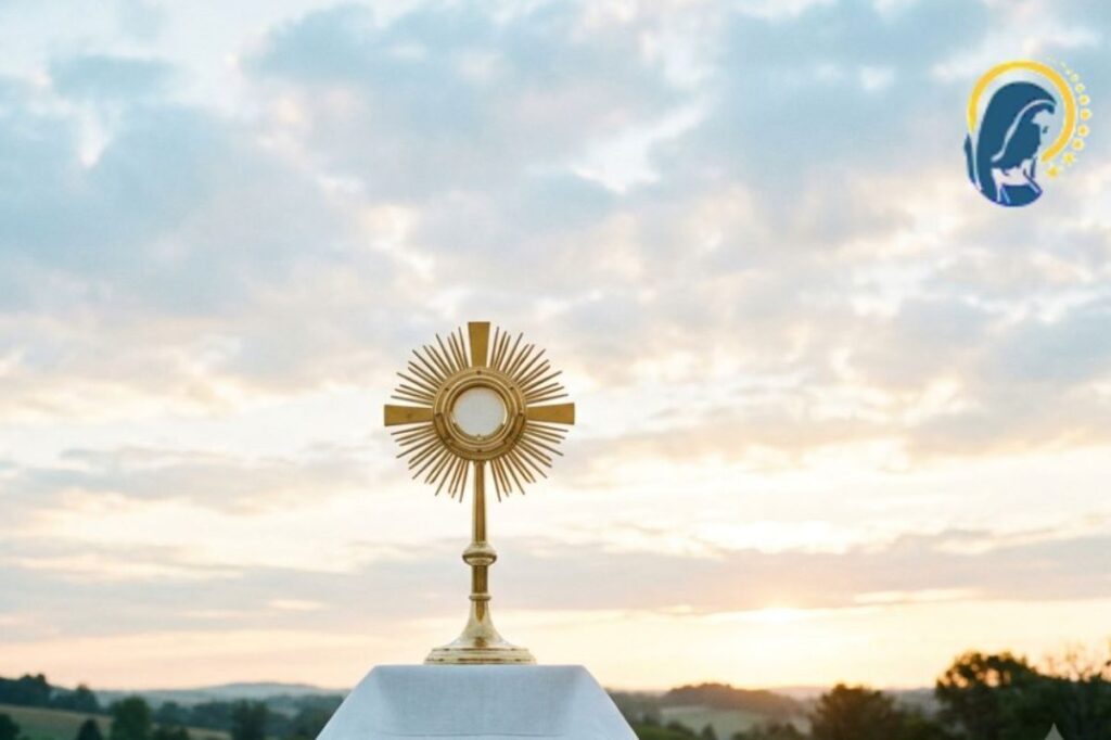 santissimo sacramento sull'altare