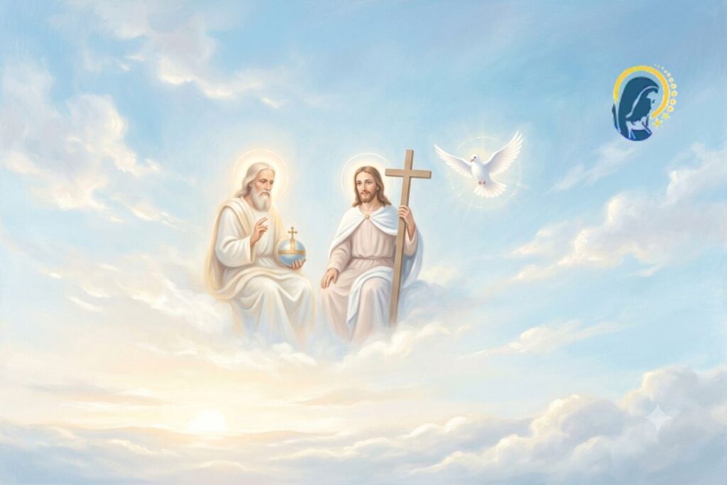 la trinità in cielo
