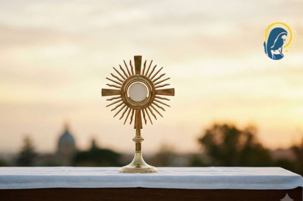 santissimo sacramento sull'altare