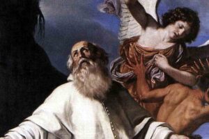san romualdo e un angelo