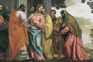 Gesù in mezzo alla folla