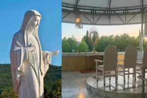 la madonna di medjugorje e l'altare ritrovato