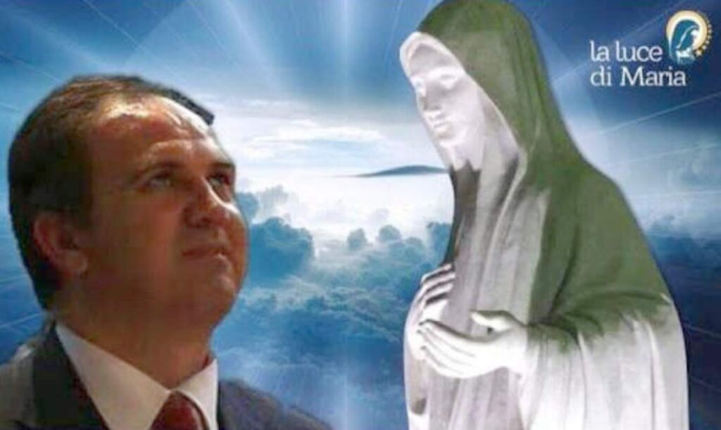la Madonna di Medjugorje e il veggente ivan