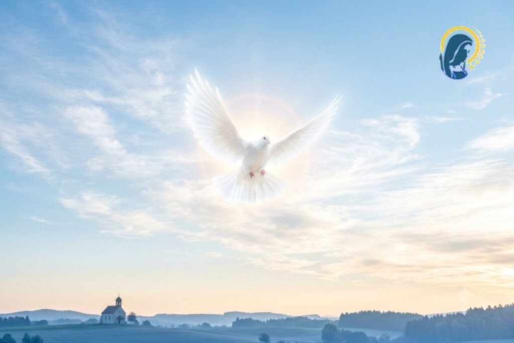 colomba spirito santo in cielo