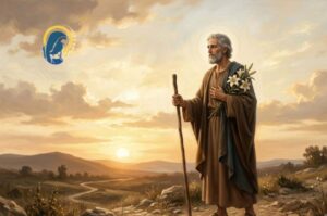 san giuseppe con sfondo tramonto