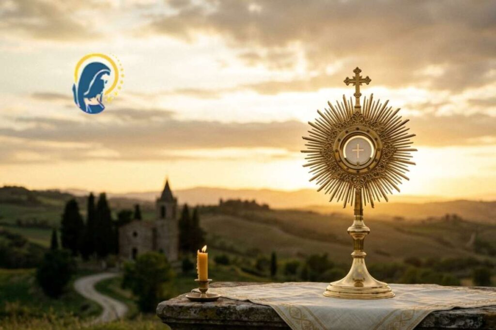 santissimo sacramento sull'altare