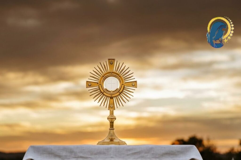 il santissimo sull'altare