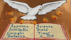colomba e doni spirito santo