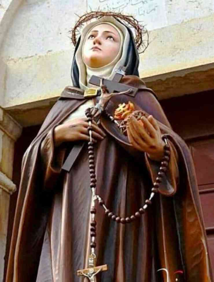statua di santa veronica giuliani