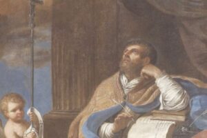 san pietro crisologo che guarda al cielo