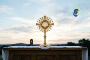 santissimo sacramento sull'altare