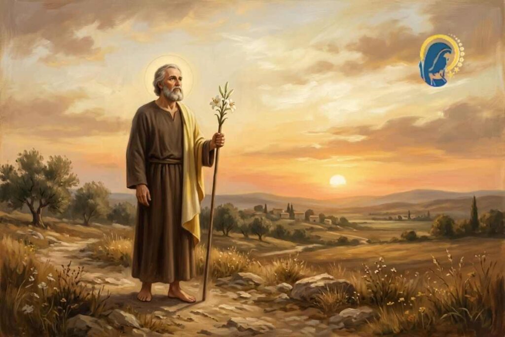 san giuseppe che guarda al cielo