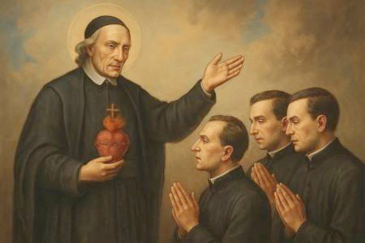 san giovanni eudes e alcuni sacerdoti