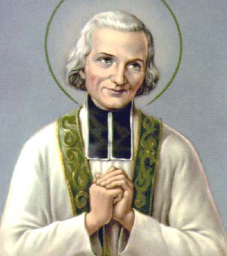 san giovanni vianney in preghiera