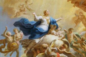 assunzione di maria al cielo fra gli angeli