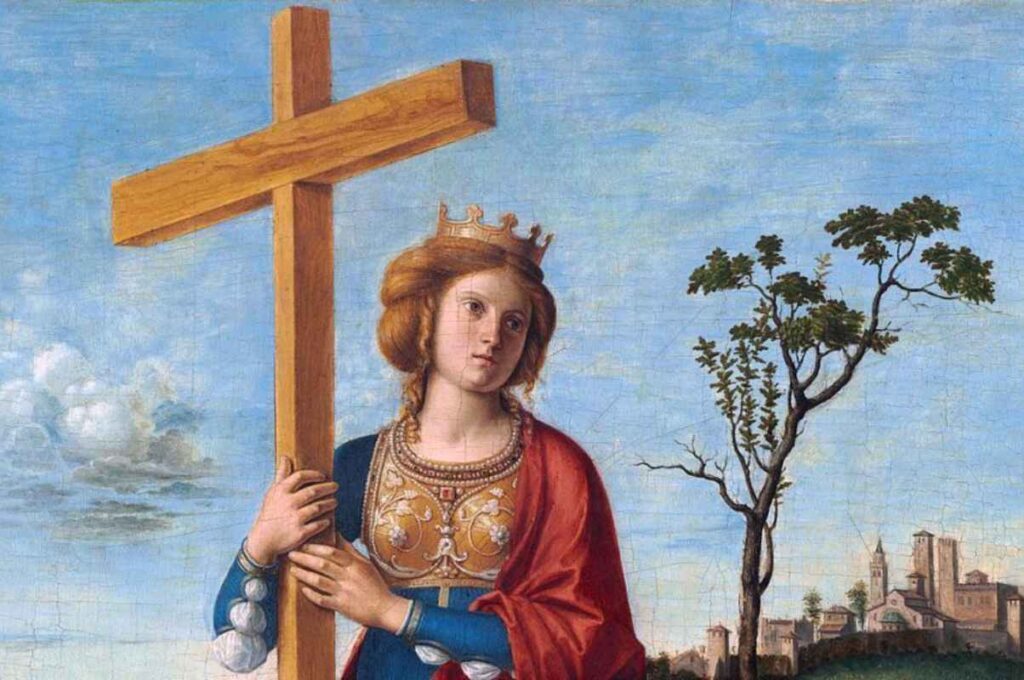 sant'elena che porta la croce di cristo