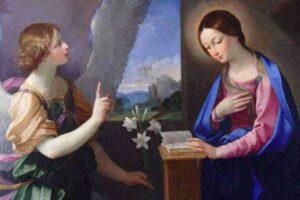 L'Angelo Gabriele annuncia la nascita di Gesù a Maria