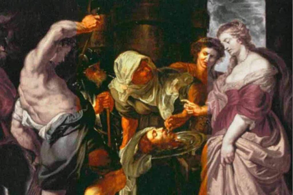 Erode fa uccidere san giovanni battista