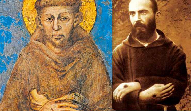 padre pio e san francesco