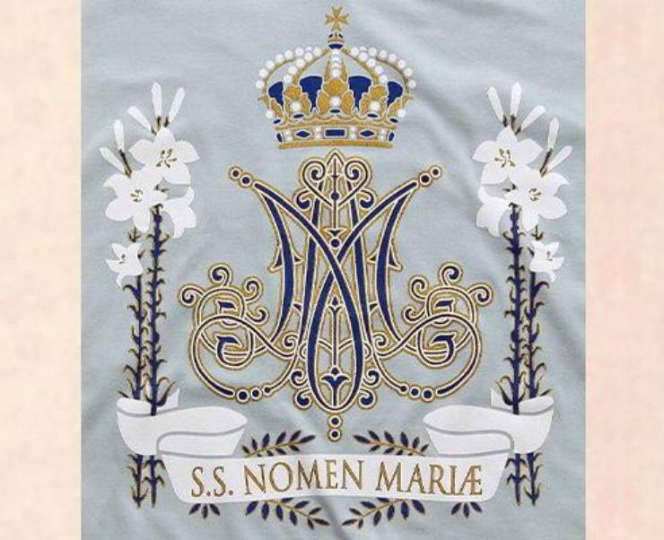stemma con il nome della madonna