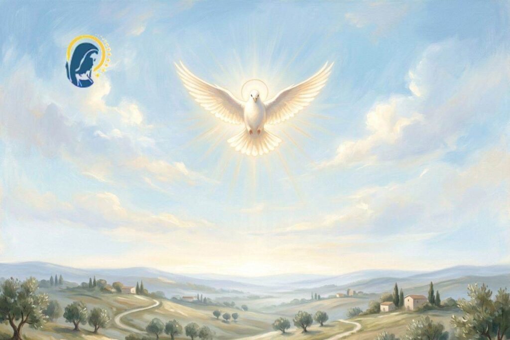 colomba spirito santo in cielo