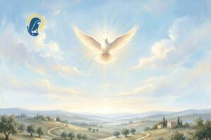 colomba spirito santo in cielo