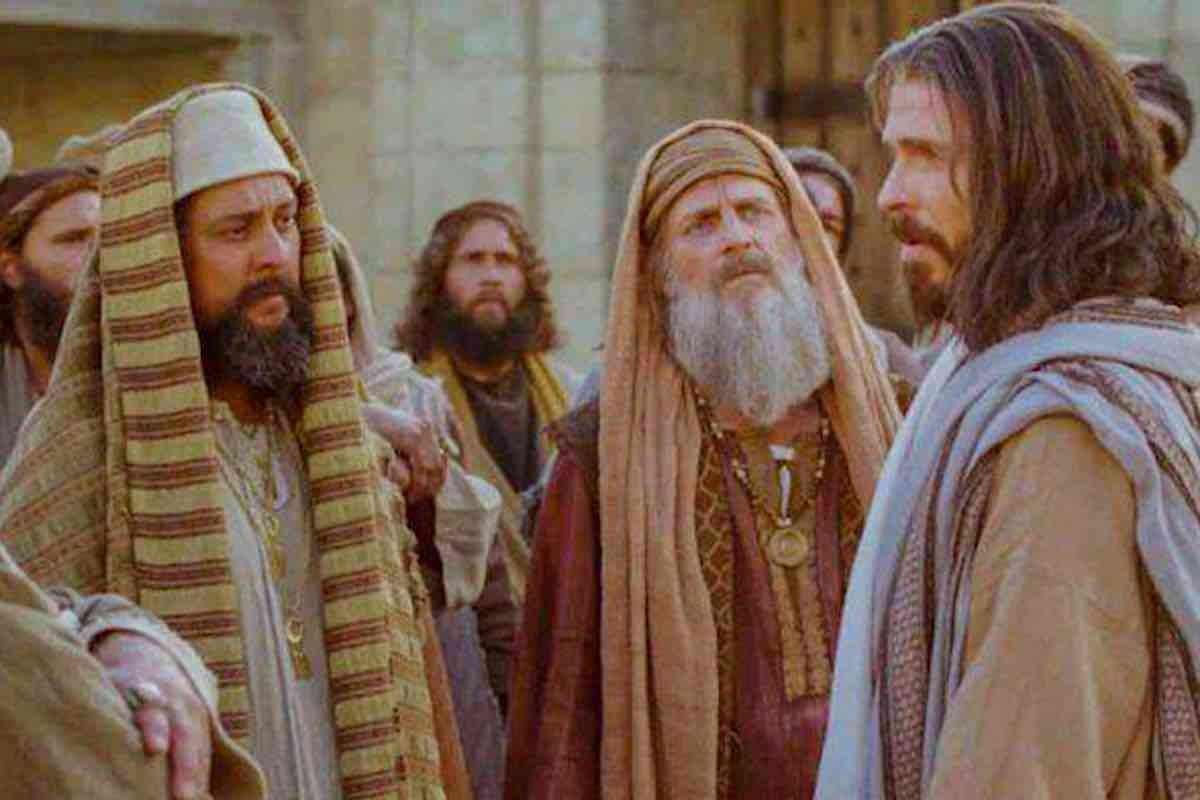 Gesù si confronta con i farisei