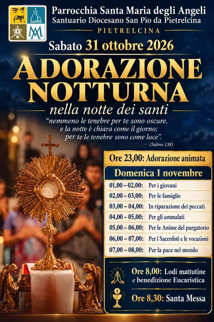 manifesto adorazione notturna pietrelcina