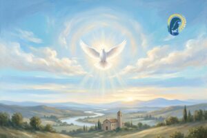 colomba spirito santo in cielo