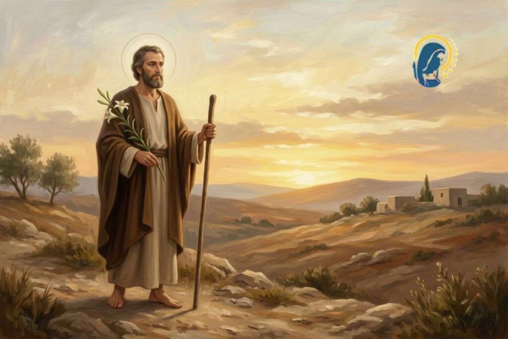 san giuseppe che guarda al cielo