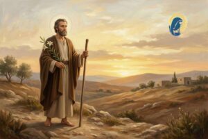 san giuseppe che guarda al cielo